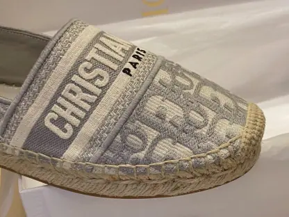  Dior Granville Espadrille Gray For Women 2024 #3329 - Image 5