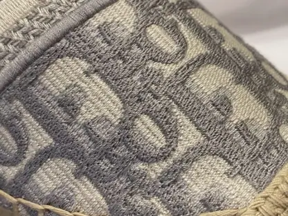  Dior Granville Espadrille Gray For Women 2024 #3329 - Image 7