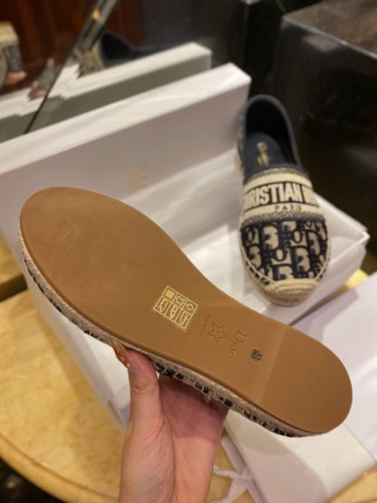  Dior Granville Espadrille Deep Blue For Women 2024 #3330 - Image 4