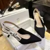 Replica Dior J'Adior Slingback Pump Black For Women 2024 #3328