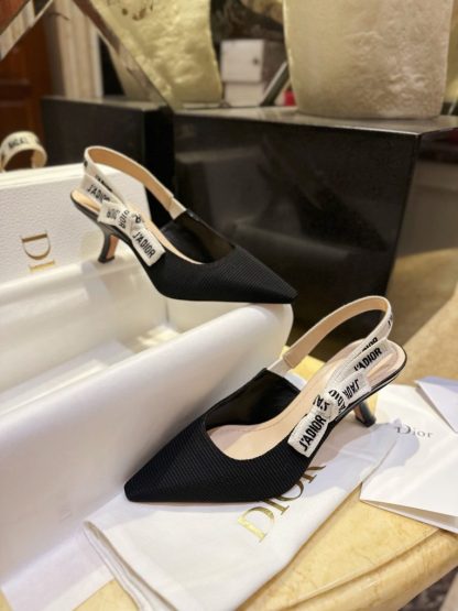  Dior J'Adior Slingback Pump Black For Women 2024 #3328 - Image 15