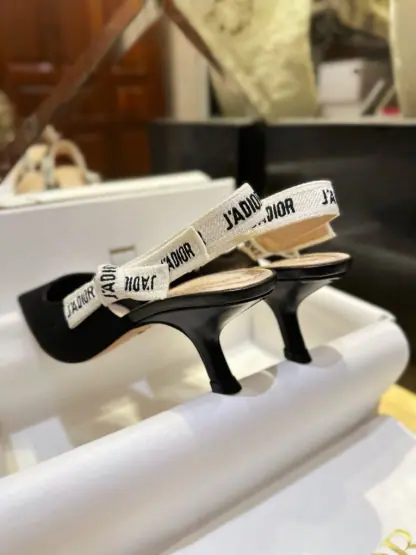  Dior J'Adior Slingback Pump Black For Women 2024 #3328 - Image 12