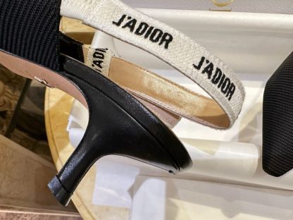 Dior J'Adior Slingback Pump Black For Women 2024 #3328 - Image 5