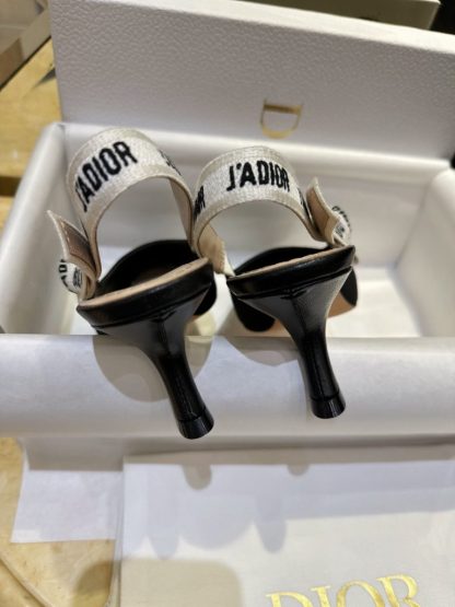  Dior J'Adior Slingback Pump Black For Women 2024 #3328 - Image 6