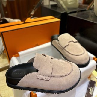 Replica Hermes Women's GO Mule Suede Mule #3341