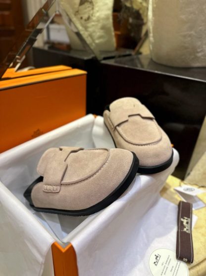  Hermes Women's GO Mule Suede Mule #3341 - Image 10