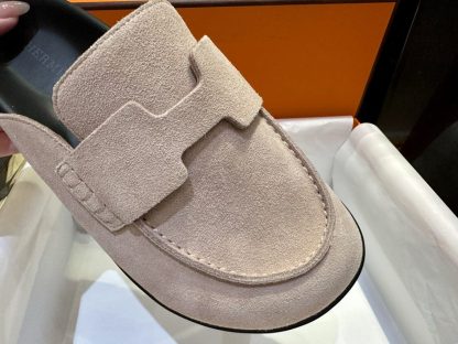  Hermes Women's GO Mule Suede Mule #3341 - Image 3