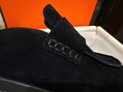  Hermes Women's GO Mule Black Suede Mule #3342 - Image 3