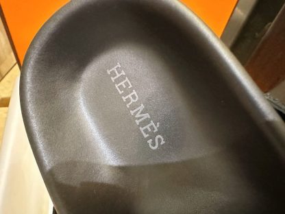  Hermes Women's GO Mule Black Suede Mule #3342 - Image 5
