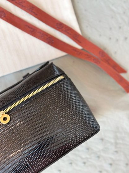  Loro Piana Extra Pocket L19 Lizard Leather Bag #3065 - Image 3