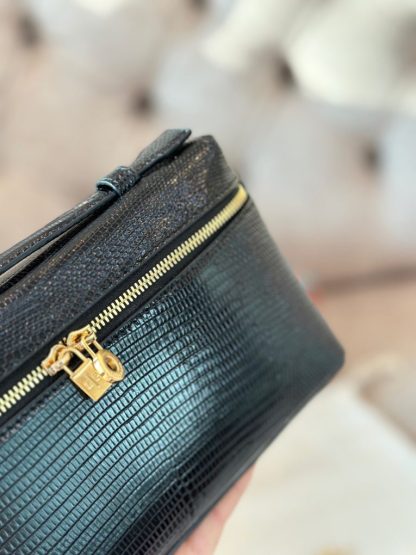  Loro Piana Extra Pocket L19 Lizard Leather Bag #3065 - Image 7