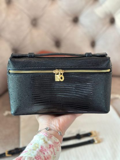  Loro Piana Extra Pocket L19 Lizard Leather Bag #3065 - Image 4