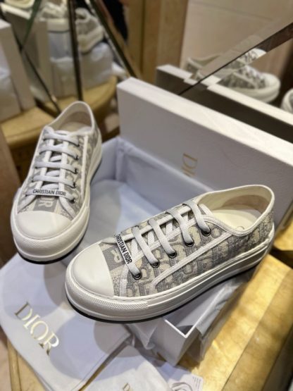  Dior Walk'n'Dior Platform Sneaker Grey For Women 2024 #3325 - Image 4