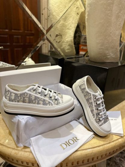  Dior Walk'n'Dior Platform Sneaker Grey For Women 2024 #3325 - Image 2