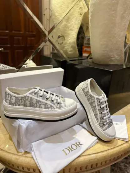  Dior Walk'n'Dior Platform Sneaker Grey For Women 2024 #3325 - Image 2