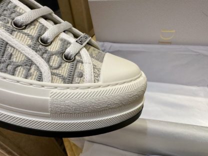  Dior Walk'n'Dior Platform Sneaker Grey For Women 2024 #3325 - Image 16