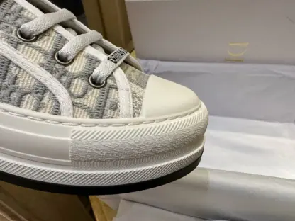  Dior Walk'n'Dior Platform Sneaker Grey For Women 2024 #3325 - Image 16