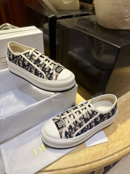  Dior Walk'n'Dior Platform Sneaker Deep Blue For Women 2024 #3324 - Image 15