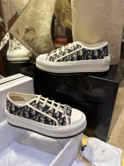  Dior Walk'n'Dior Platform Sneaker Deep Blue For Women 2024 #3324 - Image 16