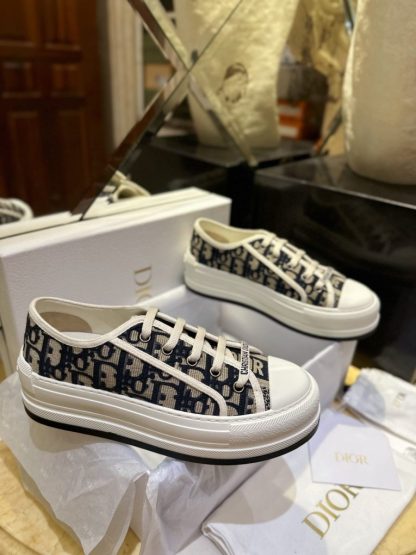  Dior Walk'n'Dior Platform Sneaker Deep Blue For Women 2024 #3324 - Image 17