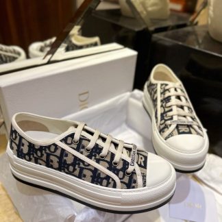 Replica Dior Walk'n'Dior Platform Sneaker Blue For Women 2024 #3324