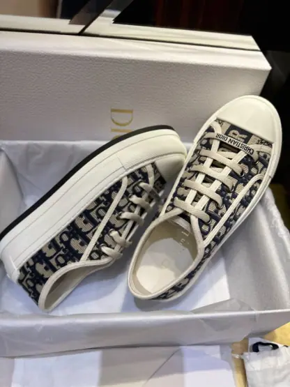  Dior Walk'n'Dior Platform Sneaker Deep Blue For Women 2024 #3324 - Image 12