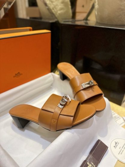 Replica Hermes Women's GIGI 50 Sandal CalfSkin #3335