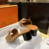  Hermes Women's GIGI 50 Sandal Naturel CalfSkin #3335 - Image 8