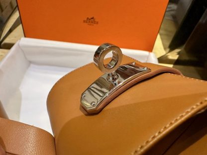  Hermes Women's GIGI 50 Sandal Naturel CalfSkin #3335 - Image 4