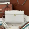 Loro Piana Extra Poket L27 Bags Calfskin Gold #3005 - Image 2