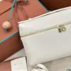  Loro Piana Extra Poket L27 Bags Calfskin Gold #3005 - Image 3
