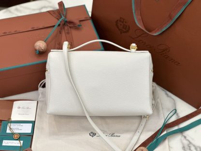  Loro Piana Extra Poket L27 Bags Calfskin Gold #3005 - Image 5