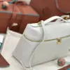  Loro Piana Extra Poket L27 Bags Calfskin Gold #3005 - Image 6