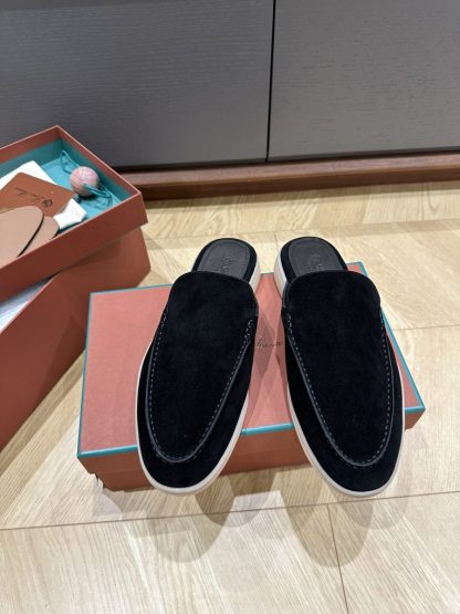 Replica Loro Piana Babouche Walk Loafers Men Suede Shoes #3252