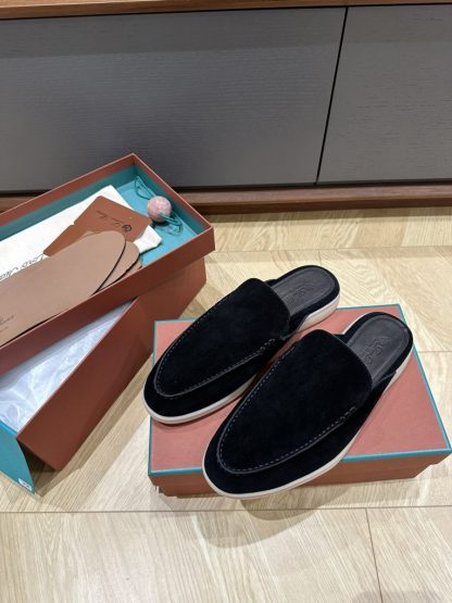  Loro Piana Babouche Walk Loafers Men Suede Shoes #3252 - Image 2