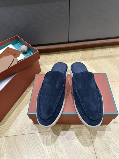 Replica Loro Piana Babouche Walk Loafers Men Suede Shoes #3253