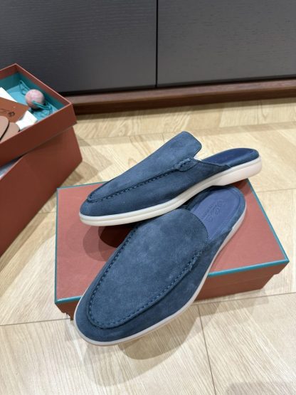  Loro Piana Babouche Walk Loafers Men Suede Shoes #3251 - Image 5