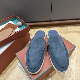 Replica Loro Piana Babouche Walk Loafers Men Suede Shoes #3251