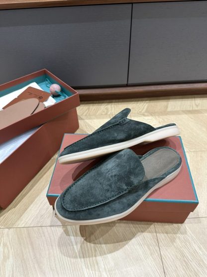  Loro Piana Babouche Walk Loafers Men Suede Shoes #3250 - Image 6