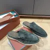  Loro Piana Babouche Walk Loafers Men Suede Shoes #3250 - Image 10
