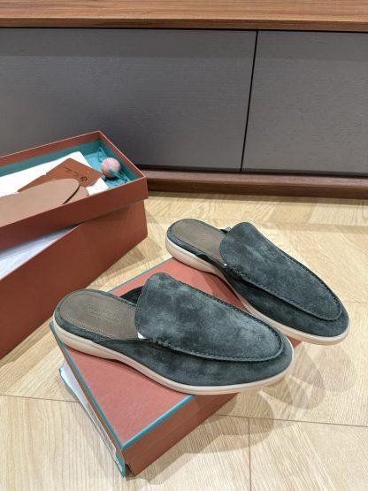 Loro Piana Babouche Walk Loafers Men Suede Shoes #3250 - Image 10