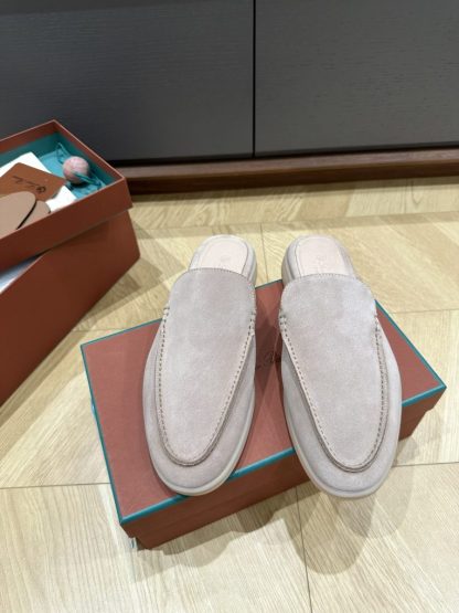 Replica Loro Piana Babouche Walk Loafers Men Suede Shoes #3249