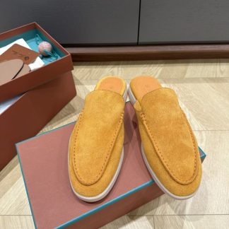 Replica Loro Piana Babouche Walk Loafers Men Suede Shoes #3248
