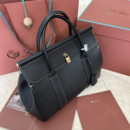  Loro Piana Loom bag L32 Women Tote Smooth Calfskin #3346 - Image 5