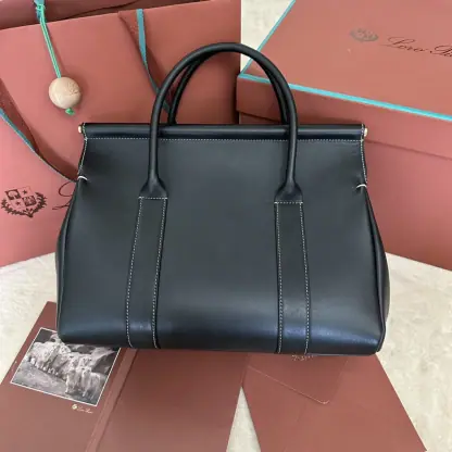  Loro Piana Loom bag L32 Women Tote Smooth Calfskin #3346 - Image 7