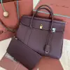 Loro Piana Loom bag L32 Women Tote Azuki Beans Grained Calfskin #3348 - Image 8