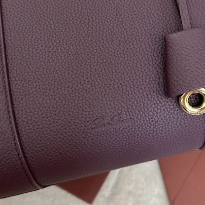  Loro Piana Loom bag L32 Women Tote Azuki Beans Grained Calfskin #3348 - Image 3