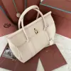  Loro Piana Loom bag L32 Women Tote Creamed Honey Grained Calfskin #3351 - Image 3