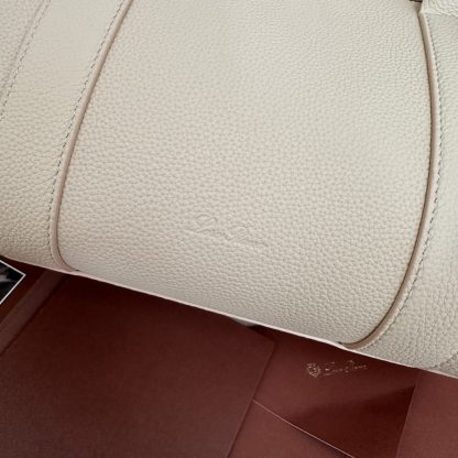  Loro Piana Loom bag L32 Women Tote Creamed Honey Grained Calfskin #3351 - Image 5
