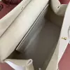  Loro Piana Loom bag L32 Women Tote Light Travertine Grained Calfskin #3350 - Image 3